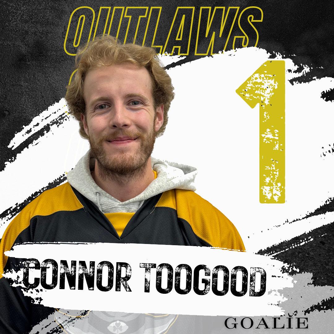 #1 - Connor Toogood, Goalie for the Erin Outlaws