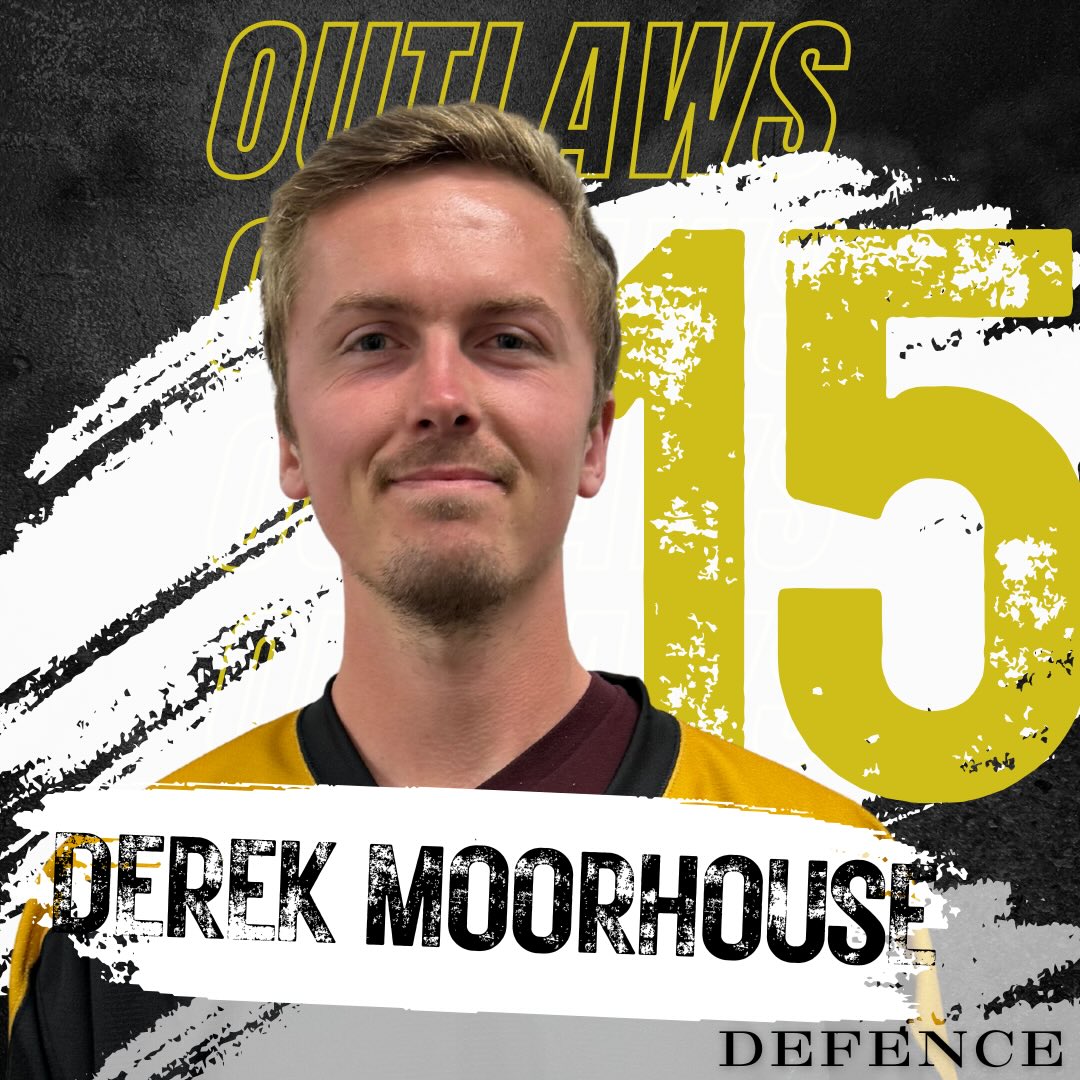 #15 – Derek Moorhouse, defence for the Erin Outlaws
