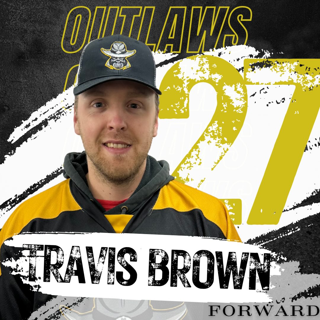 #27 – Travis Brown, forward for the Erin Outlaws