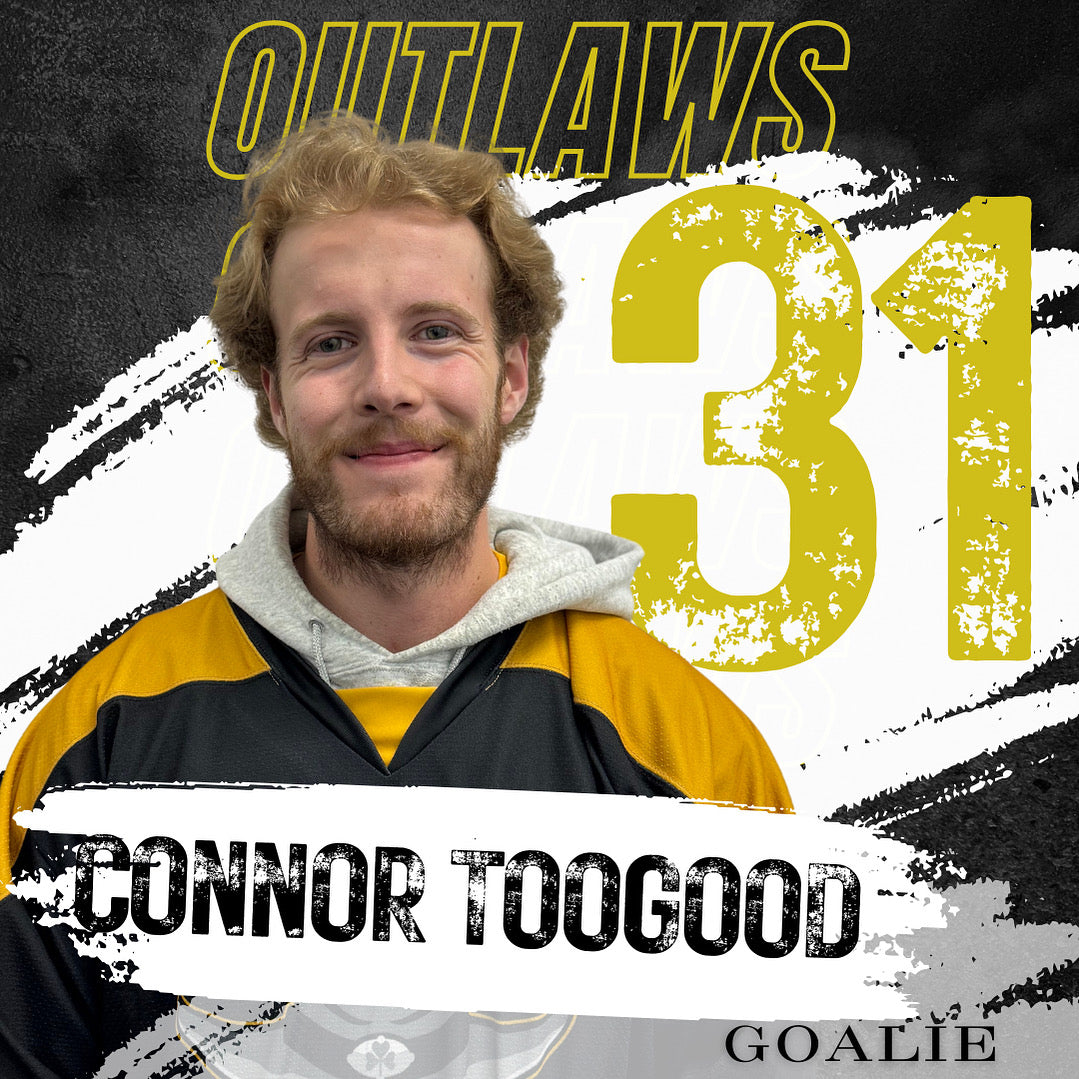 31 – Connor Toogood, Goalie for the Erin Outlaws