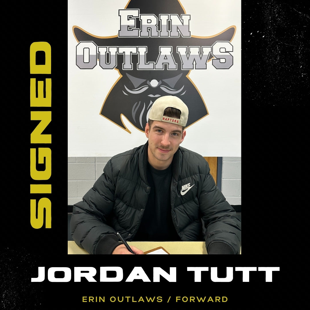 #11 Jordan Tutt, Forward for the Erin Outlaws