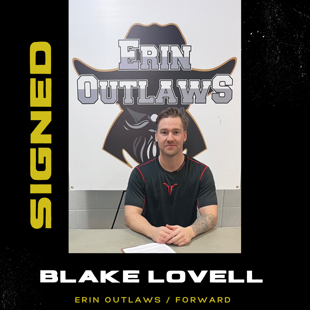 #22 Blake. Lovell, Forward for the Erin Outlaws