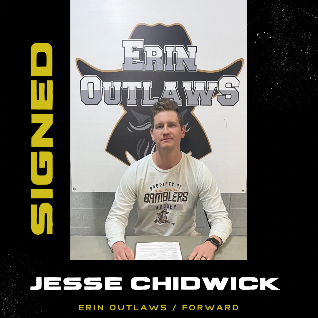 #15 Jesse Chidwick, Forward for the Erin Outlaws