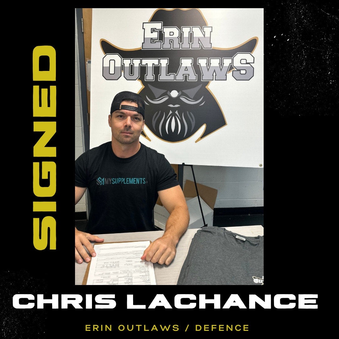 #5 Chris Lachance, Captain and Defence for the Erin Outlaws