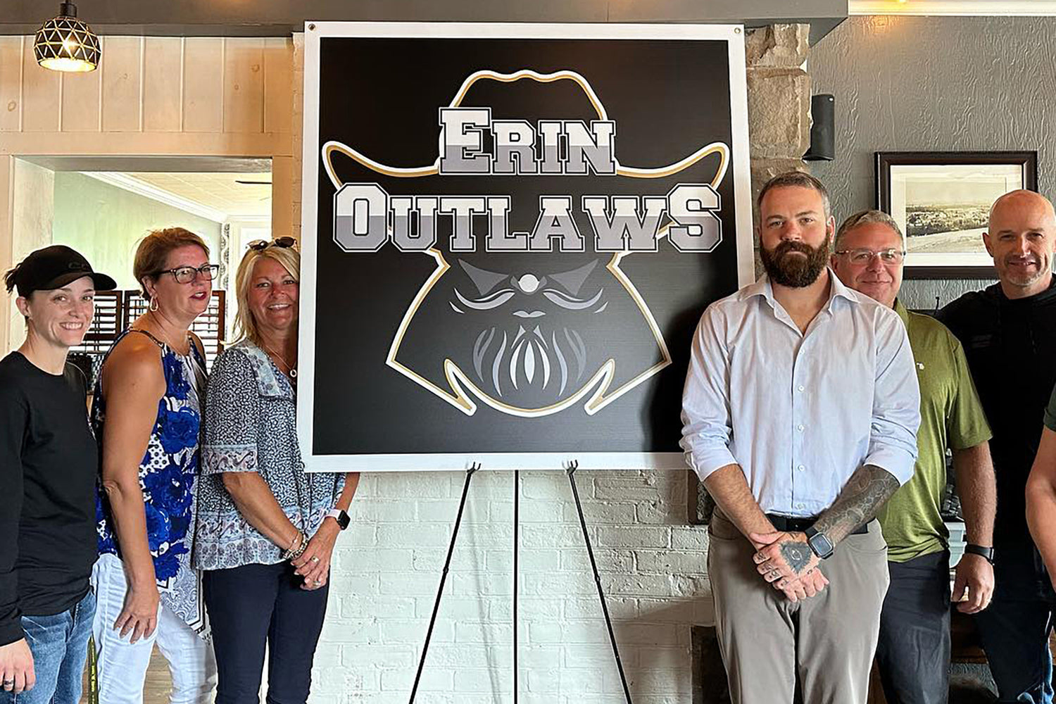 The launch of the Erin Outlaws