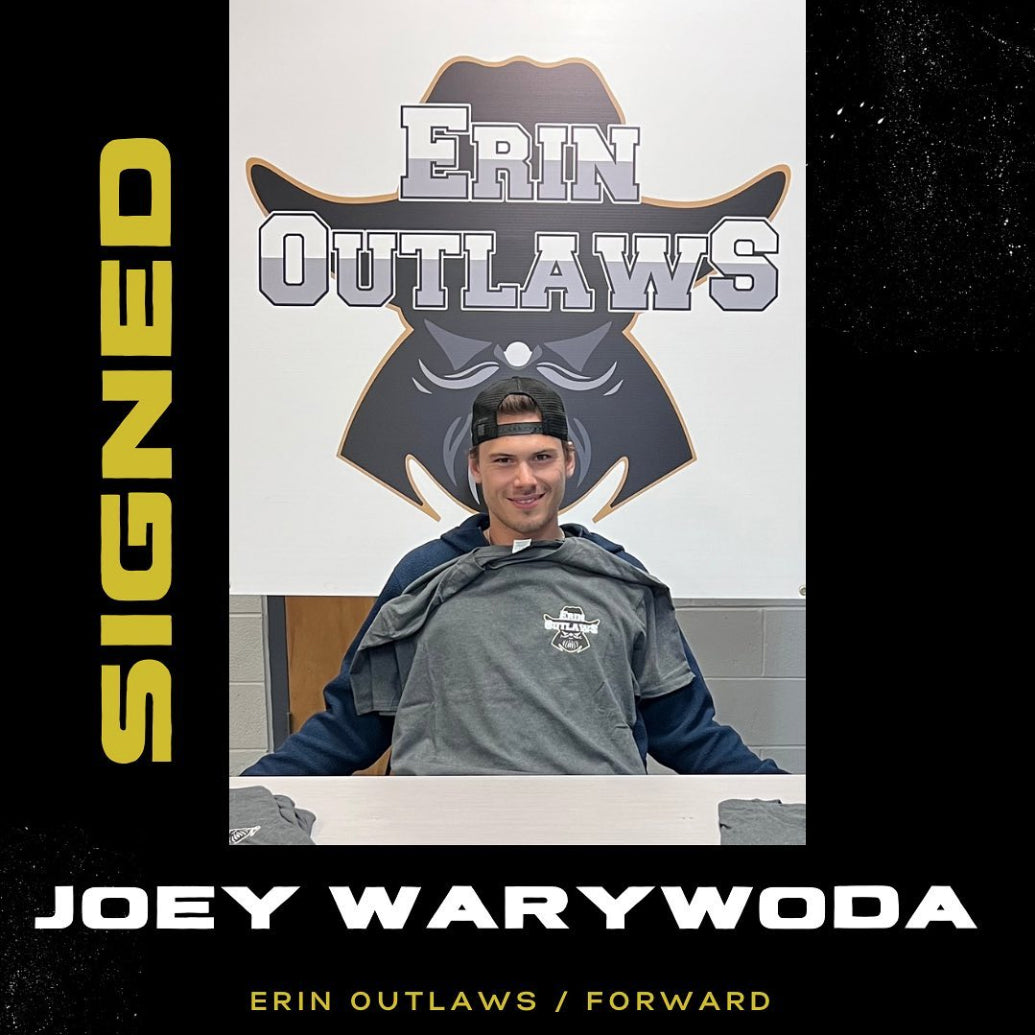 #10, Joey Warywoda, Forward for the Erin Outlaws