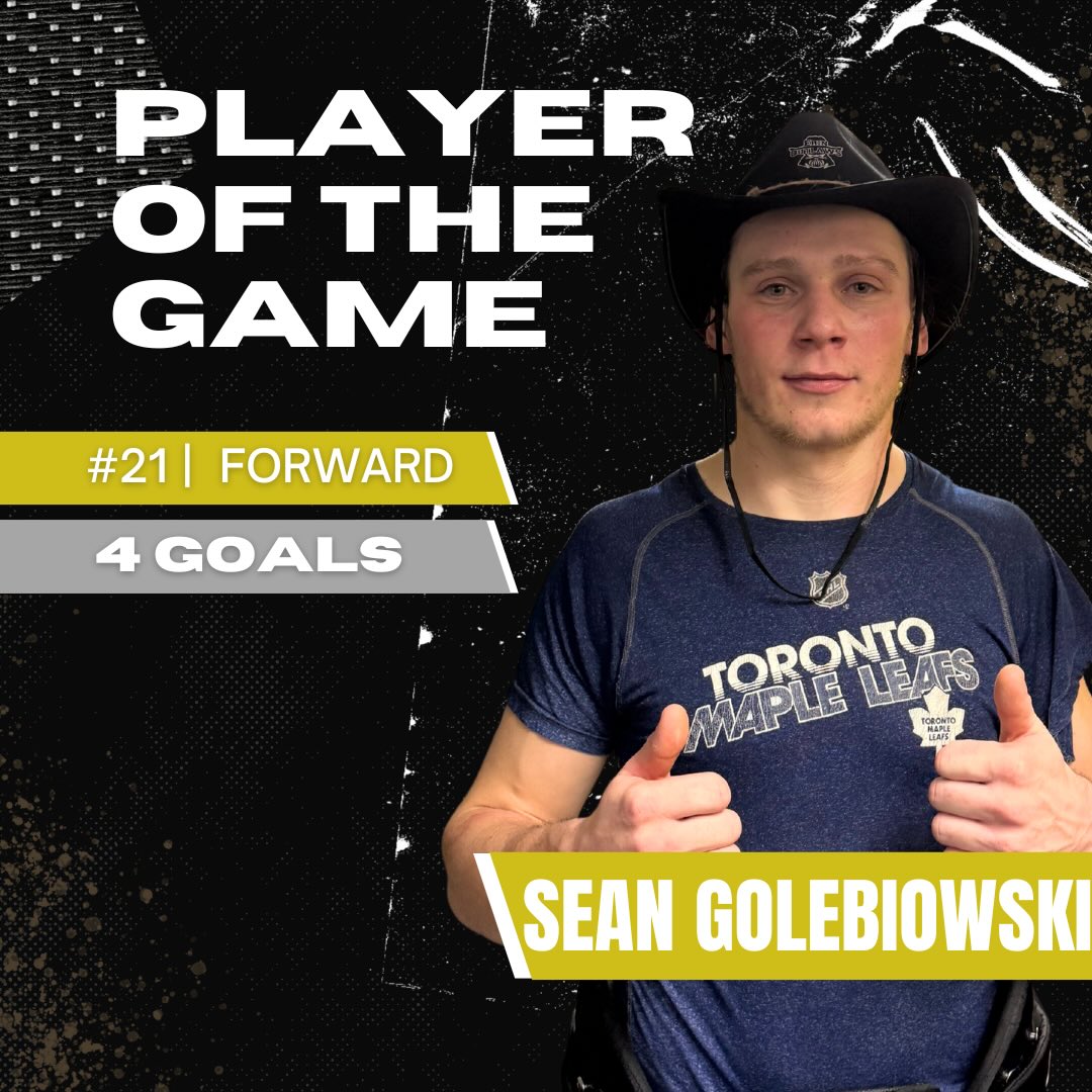 #21 – Sean Golebiowski, Player 0f the Game Erin Outlaws VS Tavistock
